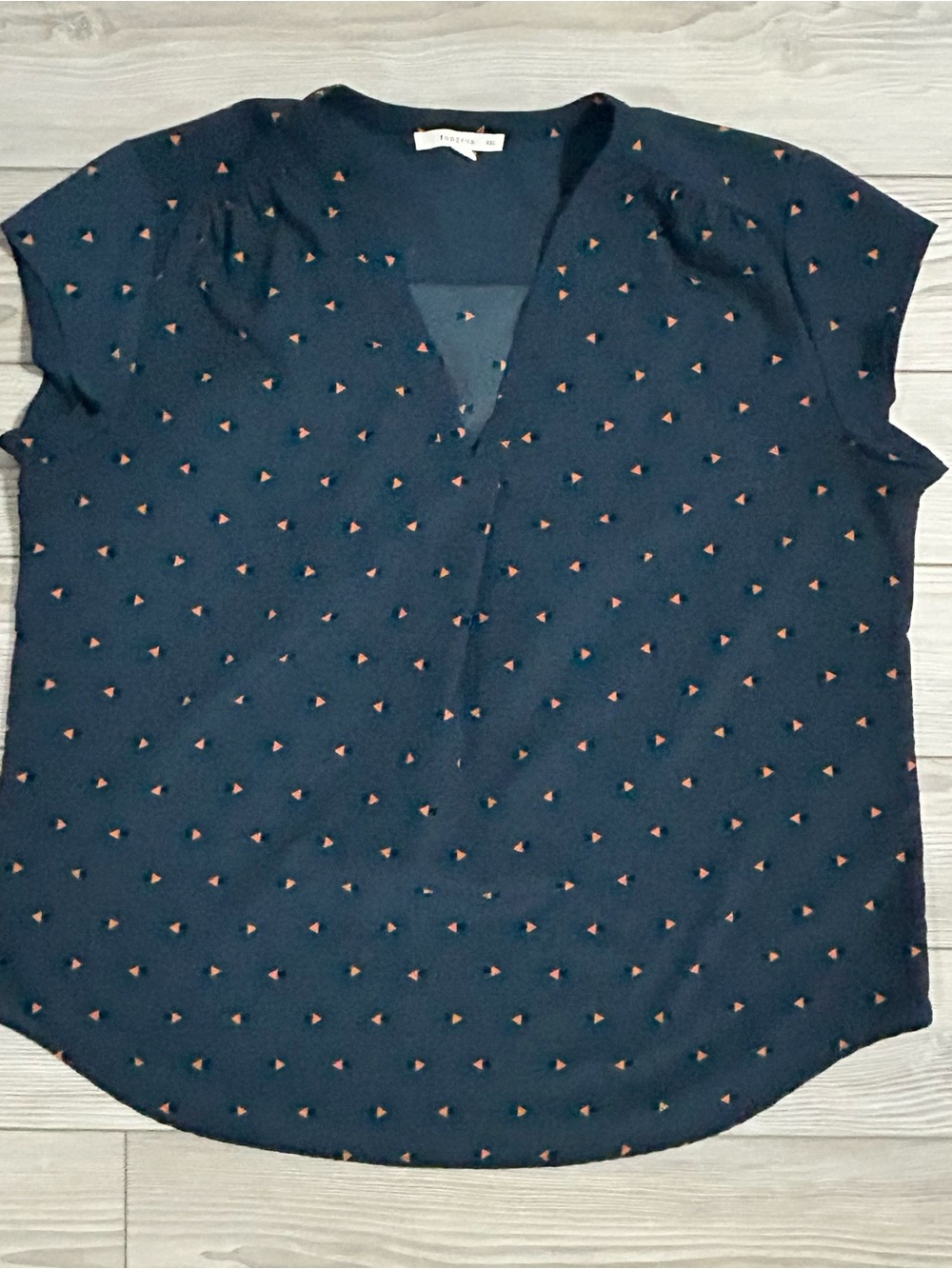 Fun2Fun Lillian V-Neck Blouse